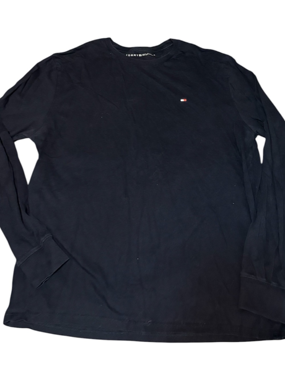 🧳Tommy Hilfiger Navy/Black Long Sleeve Crewneck Shirt
